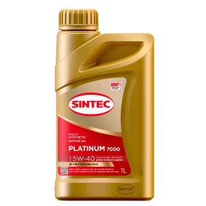 SINTEC Платинум 7000 5W40, A3/B4, синт. 1л - миниатюра 2