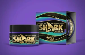 Shark Ароматизатор "Tensy" банка (Босс) гелевая - миниатюра 2