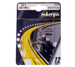 H1 Автолампа 55W 12V NARVA RANGE POWER +30%1шт - миниатюра 2