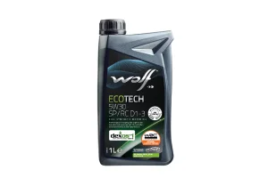 Акция! Масло моторное WOLF Ecotech 5W30 SP/RC D1-3 1л. - миниатюра 2