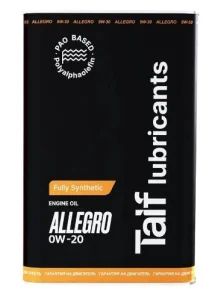 TAIF ALLEGRO 0W20 Масло моторное API SP, GF-6A 4+1 - миниатюра 2