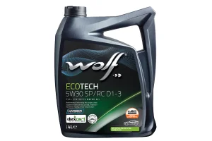 Масло моторное WOLF Ecotech 5W30 SP/RC D1-3 4л. - миниатюра 2