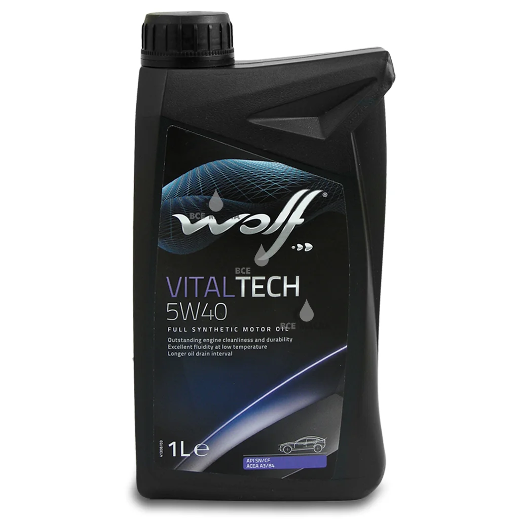 Масло моторное WOLF VITALTECH 5W40 1л. - изображение 1