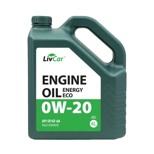 LIVCAR ENGINE OIL ENERGY ECO 0W20 API SP Масло моторное синт. 4л. - изображение 1