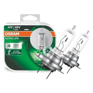 Лампа автомобильная H7 12V-55W (PX26d) Ultra Life DuoBox OSRAM - миниатюра 2