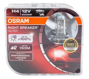 H4 Авто лампа 60/55W  OSRAM двойная коробка - миниатюра 2