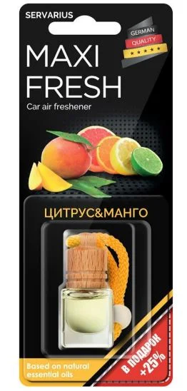 Ароматизатор MAXIFRESH Цитрус&манго 5мл - изображение 1