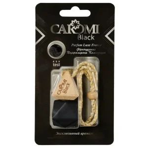 Ароматизатор CAROMI черный флакон Black Silver - миниатюра 2