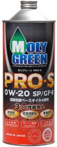 MOLY GREEN PRO-S 0W20 SP/GF-6 Масло моторное синтетика 1л - миниатюра 2