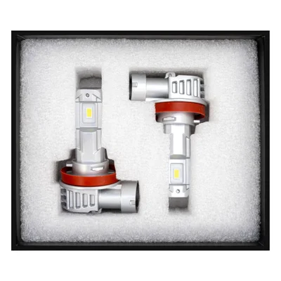 Автолампа диод H11 PGJ19-2 12V 40W 5000Лм SKYWAY компакт START 6000К комп.2шт - миниатюра 3