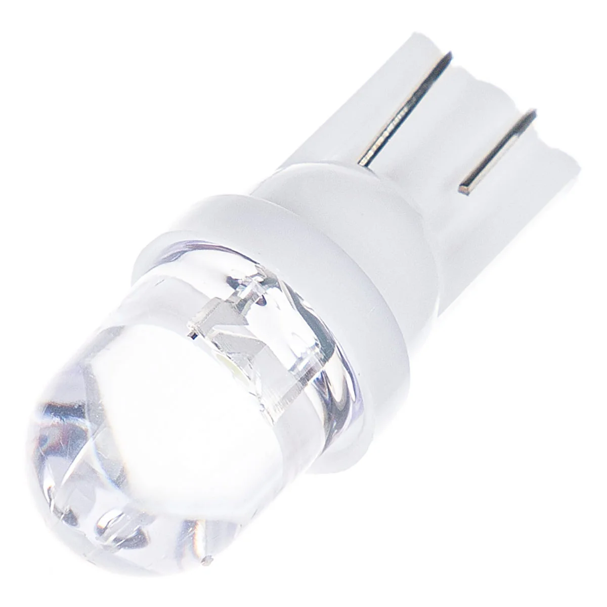 Автолампа диод T10 (W5W) 12V 1 LED 1-конт Белая SKYWAY min10 габарит, 1 шт - изображение 1