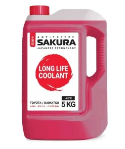 Антифриз  "SAKURA" RED 5кг - миниатюра 2