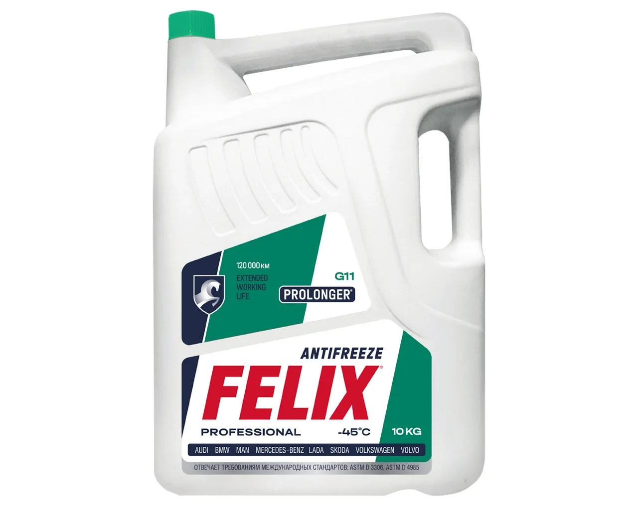 Антифриз FELIX Prolonger G 11зеленый 10кг. - изображение 1