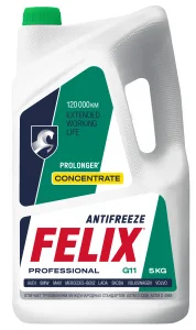 Антифриз FELIX Prolonger G 11зеленый 5кг - миниатюра 2