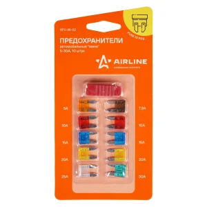 Предохранители мини 5-30А AIRLINE AFU-M-02 10 шт. - миниатюра 2