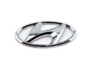Эмблема хром HYUNDAI 98*50мм - миниатюра 2