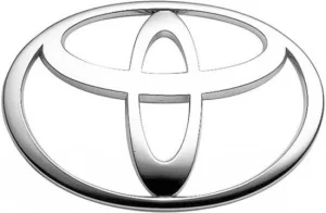 АКЦИЯ! Эмблема хром TOYOTA большая 185*125мм - миниатюра 2