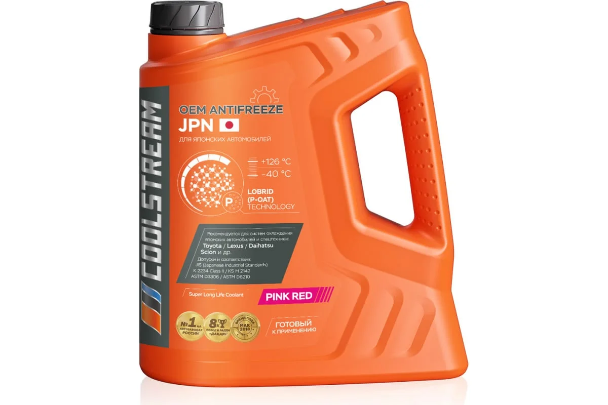 Антифриз Cool stream 5кг. "JPN Red", красный CS011002RD - изображение 1