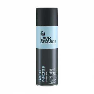 Смазка силиконовая SERVICE SILICONE SPRAY 650мл LAVR - изображение 1