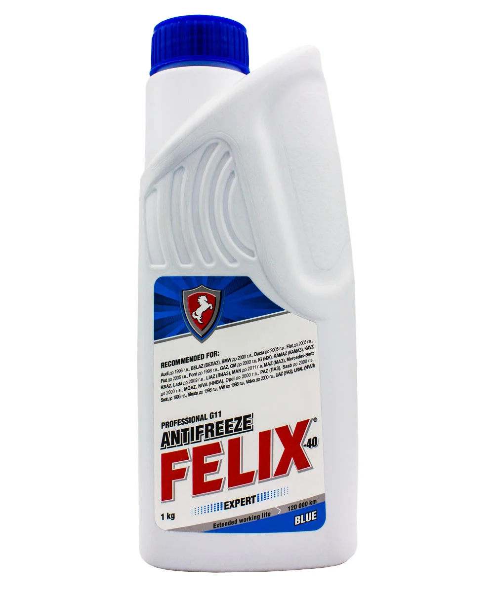 Антифриз FELIX EXPERT голубой 1кг - изображение 1
