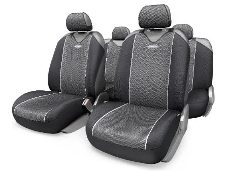 Чехлы-майки CARBON PLUS 9пр. черно/серые - изображение 1