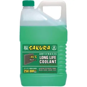 Антифриз  "SAKURA" GREEN 5кг - миниатюра 2