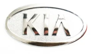 АКЦИЯ! Эмблема хром KIA 98*55мм - миниатюра 2