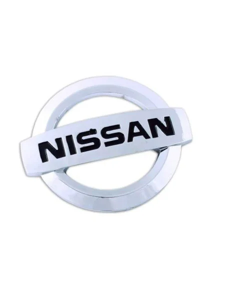 Эмблема хром NISSAN средняя 105*75мм - изображение 1