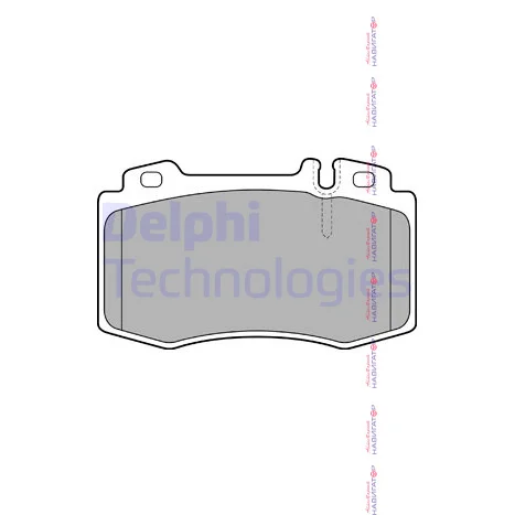 Колодки тормозные DELPHI к-кт - изображение 1
