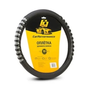 АКЦИЯ Оплетка CAR PERFORMANCE из экокожи со вставками, серая(М) - миниатюра 2
