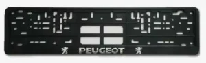 Рамка с защелкой серебро PEUGEOT - миниатюра 2