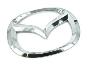 Эмблема хром MAZDA средняя 106*84мм - миниатюра 2