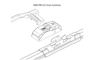Адаптер OSAWA OMA22 (SIDE PIN 5x17mm 5x22mm) - миниатюра 2