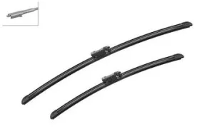 A929S Стеклоочиститель BOSCH 600/475 mm креп. Pinch Tab, к-кт - миниатюра 2