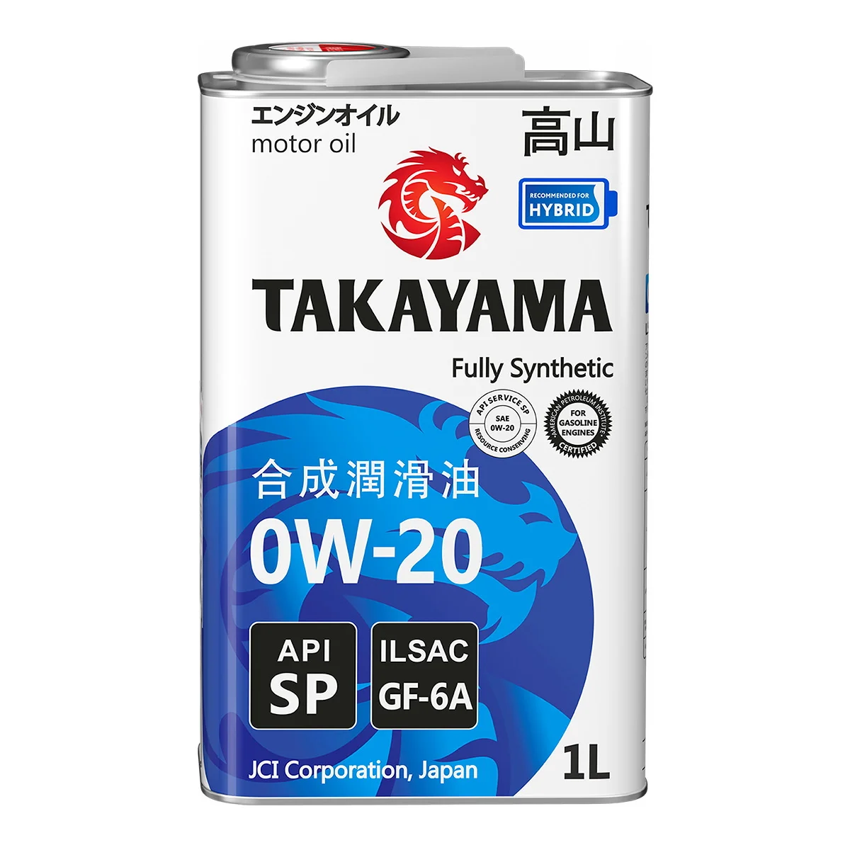 TAKAYAMA масло моторное 0W20 1л. ж/б - изображение 1