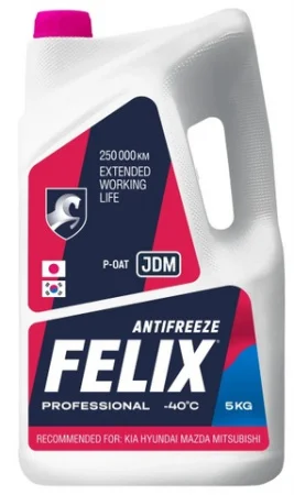 Антифриз FELIX JDM G12++ розовый 5кг - изображение 1