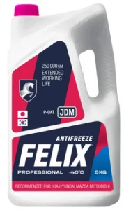 Антифриз FELIX JDM G12++ розовый 5кг - миниатюра 2