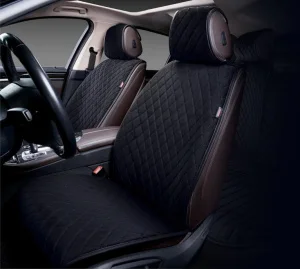 АКЦИЯ! Накидки Premier Alcantara Lux черная стеганая 1 шт - миниатюра 2