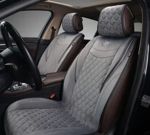 Накидки Autopremier Brilliant серый стеганая алькантара 4 шт - миниатюра 2