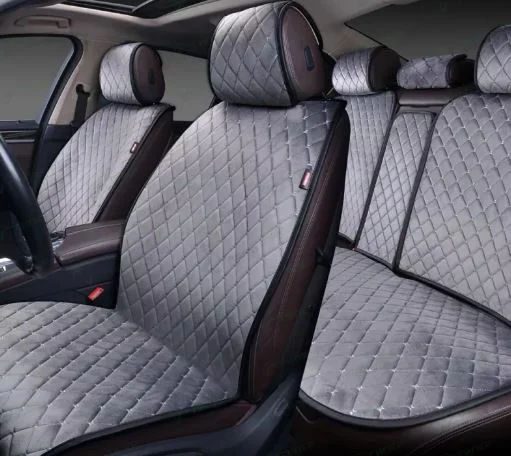 Накидки ALMIRA AUTOPREMIER, алькантара, серый 4 шт - изображение 1