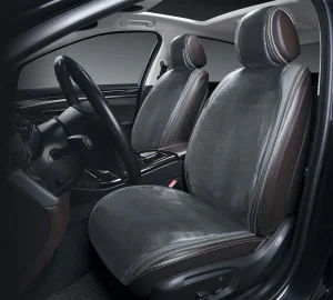 Накидка защитная CROWN  AUTOPREMIER серый,  ком. 1шт - миниатюра 2