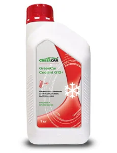 Антифриз GreenCar Coolant G12+ 50/50, красный 1кг - миниатюра 2