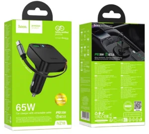 АЗУ 65W PD30W+QC30 быстрая зарядка, черный HOCO - миниатюра 2