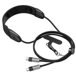 Кабель USB-С 100W Type-c с массажером 1м. черный HOCO - миниатюра 2