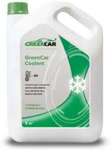 Антифриз GreenCar Coolant, зеленый 5кг - миниатюра 2