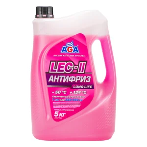 Антифриз, готовый к применению LEC-II LONG LIFE, розовый, 5кг AGA - миниатюра 2