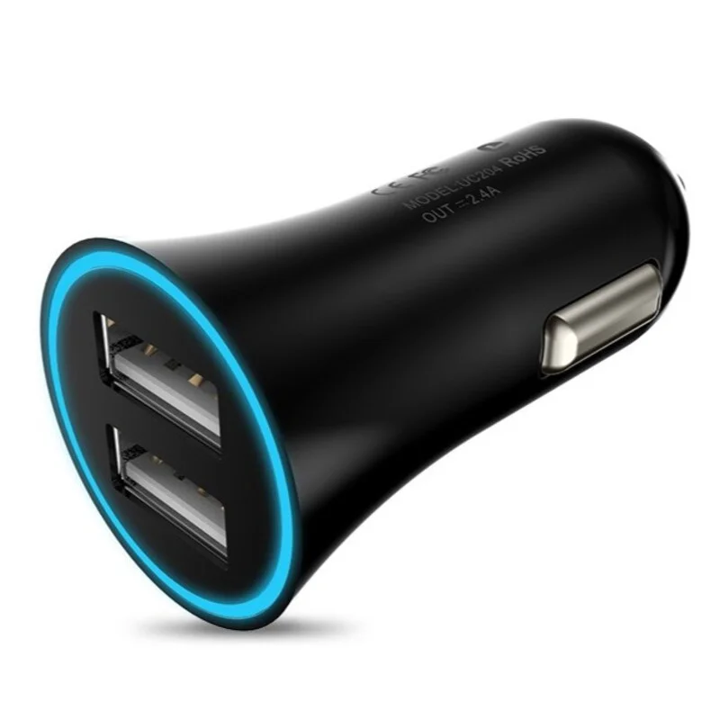 АЗУ HOCO  2,4А  2USB  цвет черный - миниатюра 3