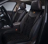 Накидки Autopremier Brilliant  черный/золото алькантара 2 шт - миниатюра 2