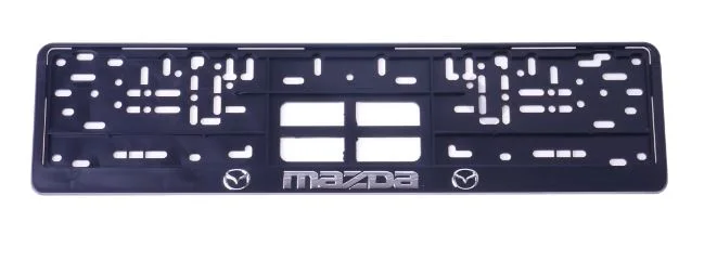 Рамка с защелкой серебро MAZDA рельеф - изображение 1