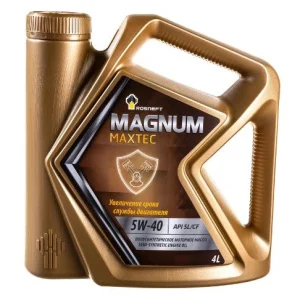 Роснефть Magnum Maxtec 5W40 SL/CF Масло моторное 4л. - миниатюра 2
